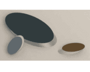 Ellipse Shape Flat Mirror, a unique optical component seamlessly blending precision and artistic design.