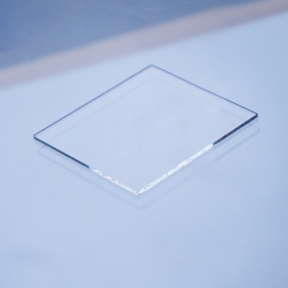 Size 100x100x1mm Ultra Thin Glass Sheet K9 Optical Glass With High Light  Transmittance For Observation Window